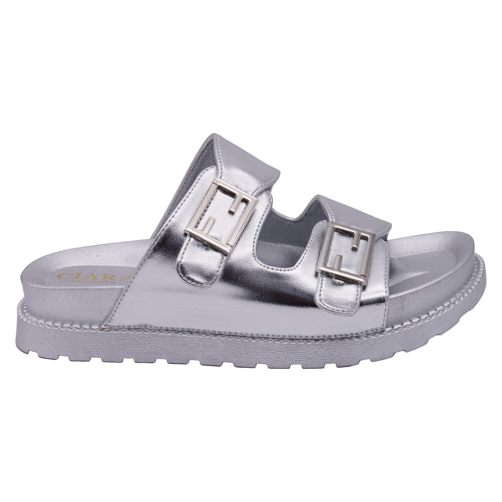 Chic Comfort Double Buckle Sandals – Trendy, Lightweight & Stylish
