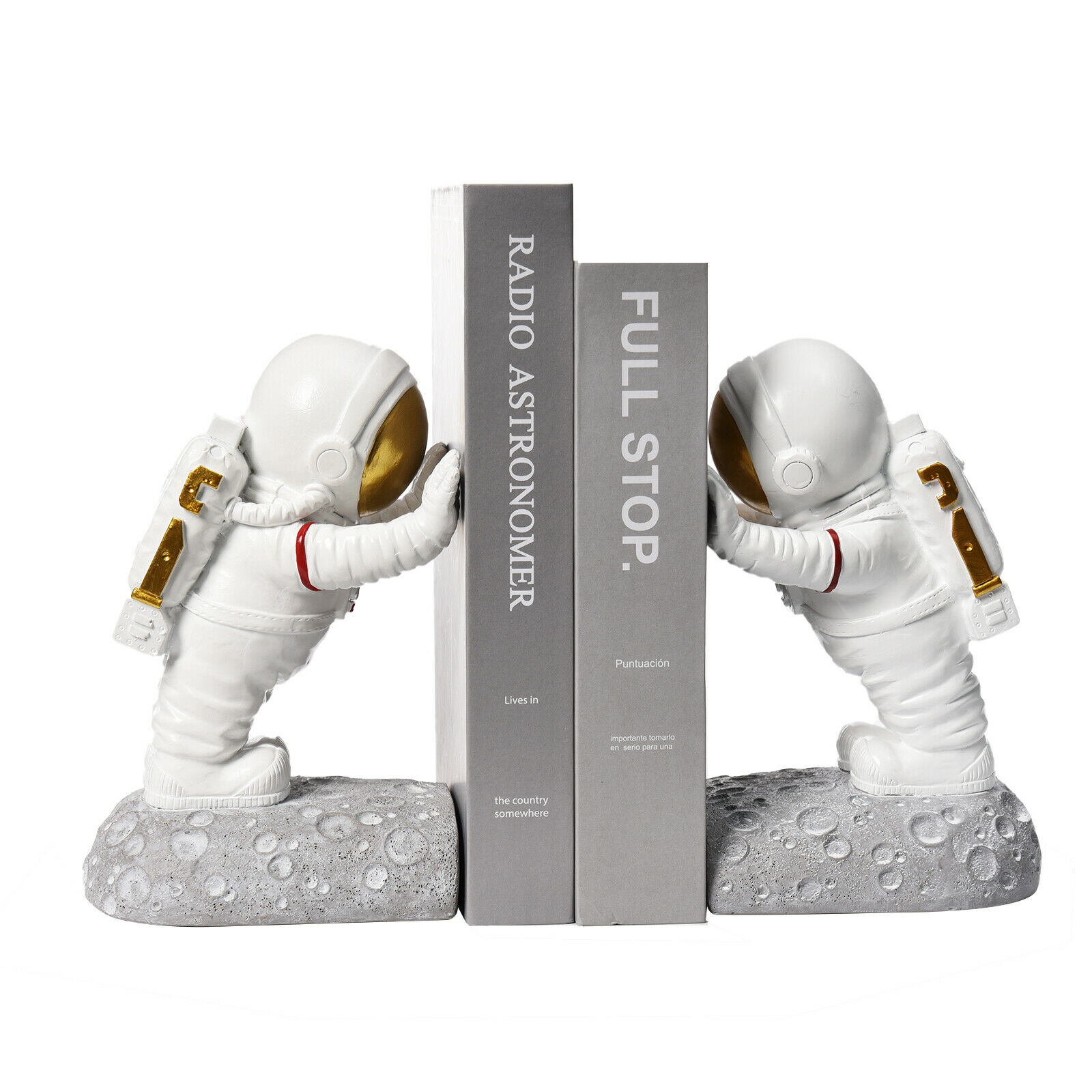 NUVTO Home ASTRO1 astronaut bookends set
