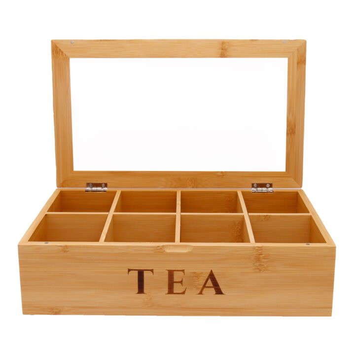 Bamboo Tea Storage for home organisation